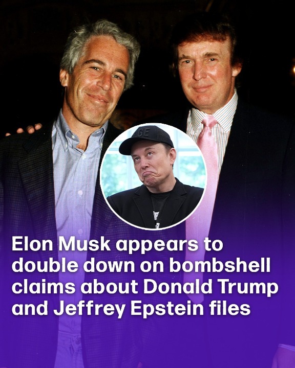 Elon Musk appears to double down on bombshell claims about Donald Trump and Jeffrey Epstein files