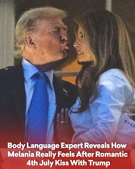 Body Language Expert Reveals How Melania Really Feels After Romantic 4th July Kiss With Trump