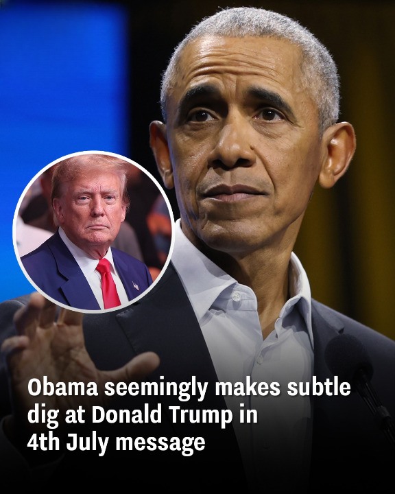 Obama seemingly makes subtle dig at Donald Trump in 4th July message