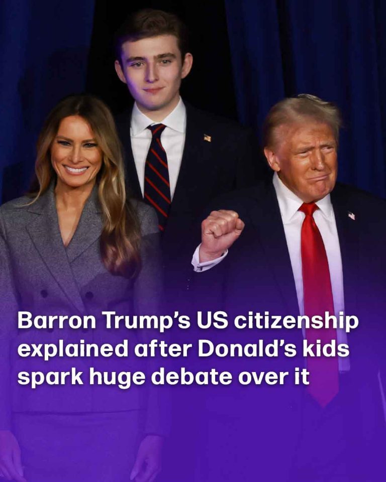 Barron Trump’s US citizenship explained after Donald’s kids spark huge debate over it