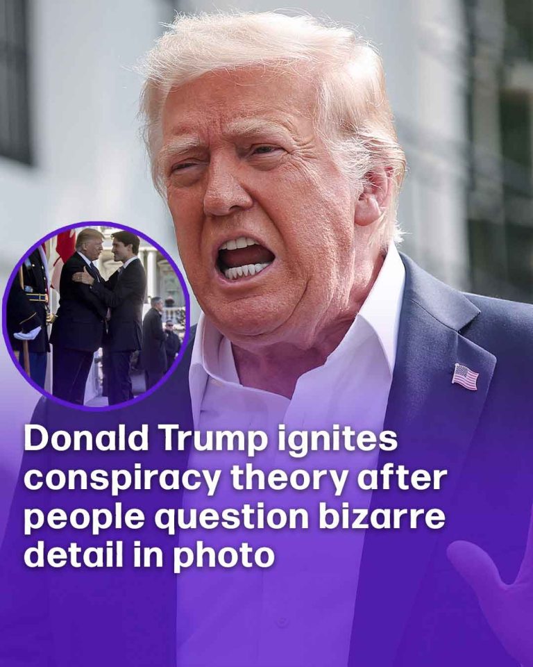 Trump ignites conspiracy theory after people question bizarre detail in photo