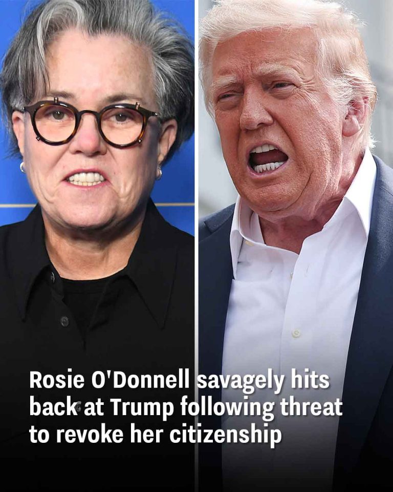 Rosie O’Donnell savagely hits back at Trump following threat to revoke her citizenship