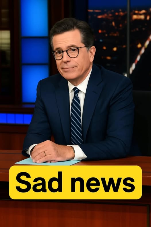 Heartbroken Stephen Colbert overcome with emotions