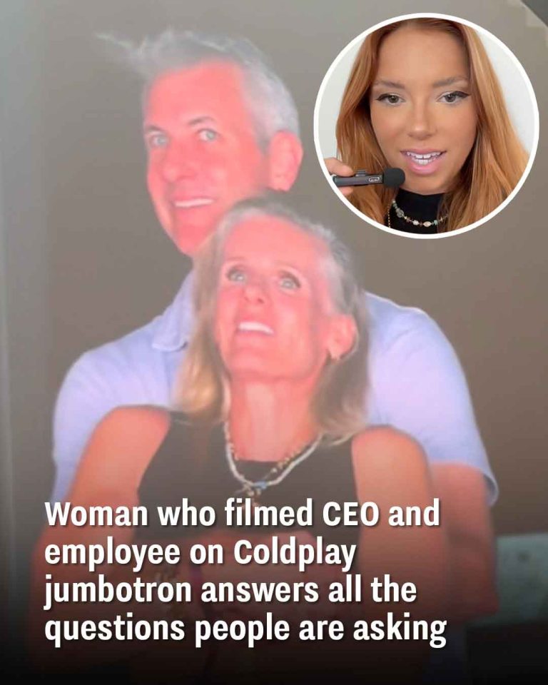 Woman who filmed CEO and employee on Coldplay jumbotron answers all the questions people are asking