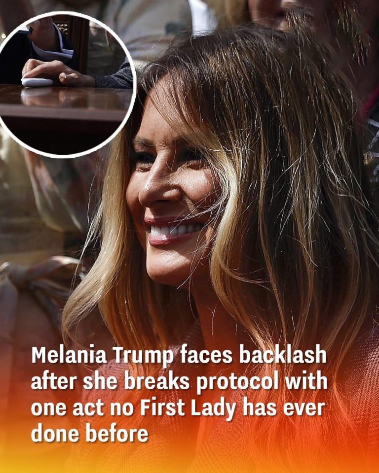Melania Trump faces backlash after she breaks protocol with one act no First Lady has ever done before
