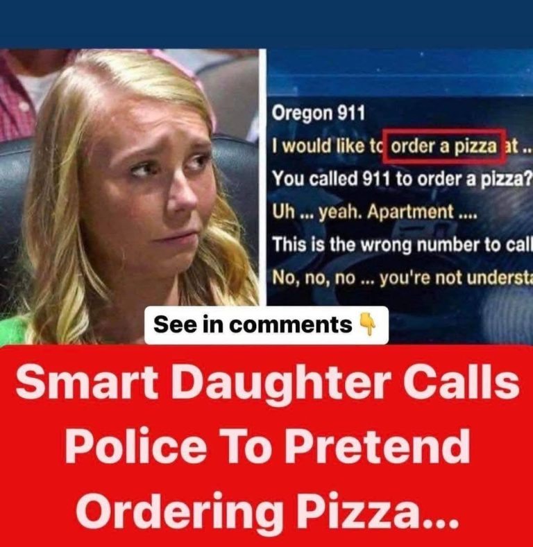 Her Iife was at stake, and she did the one thing that couId save her: She ordered a pizza