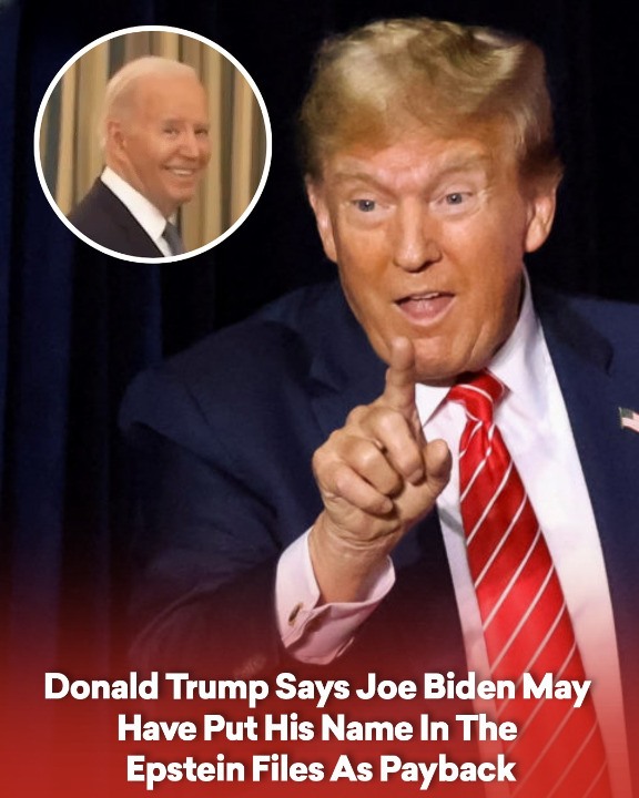 Donald Trump Says Joe Biden May Have Put His Name In The Epstein Files As Payback