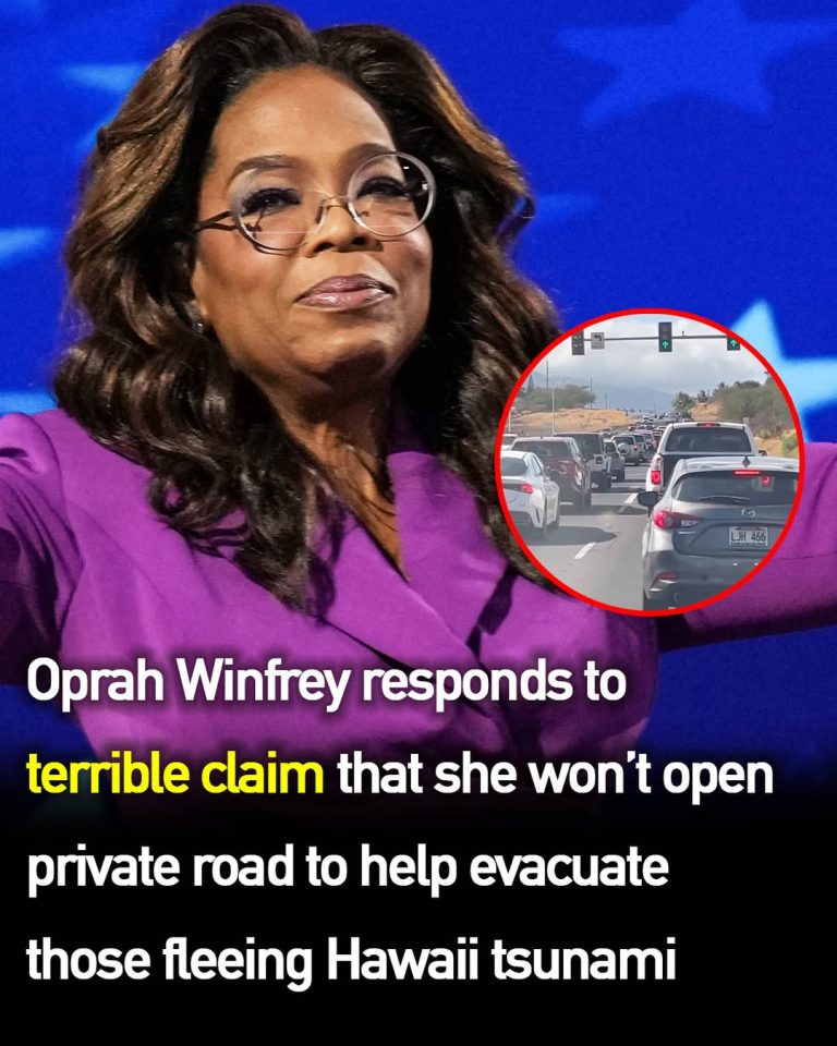 Oprah responds to claims about keeping private road closed during Hawaii tsunami evacuation