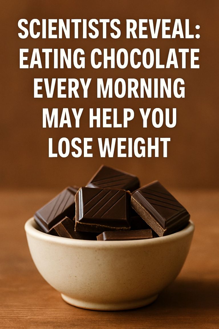 “Scientists Reveal: Eating Chocolate Every Morning May Help You Lose Weight”