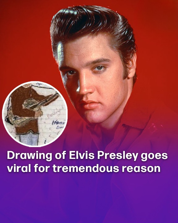 Drawing of Elvis Presley goes viral for tremendous reason