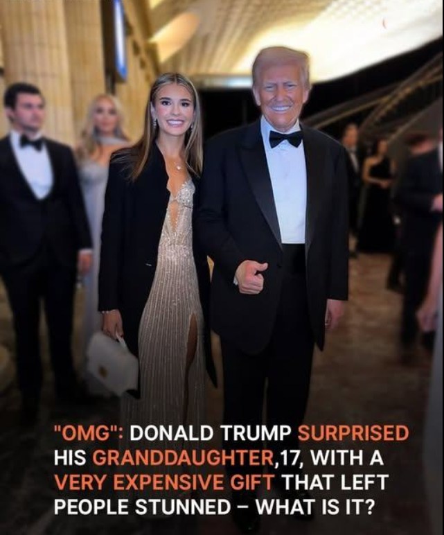 Donald Trump Reveals the Pricey Gift He Gave His Granddaughter as a Surprise