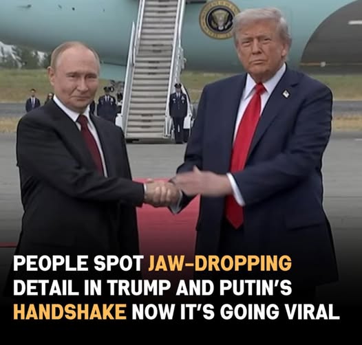 Trump and Putin’s Handshake Goes Viral After People Notice …..?