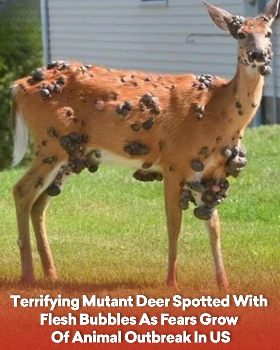 Terrifying Mutant Deer Spotted With Flesh Bubbles As Fears Grow Of Animal Outbreak In US
