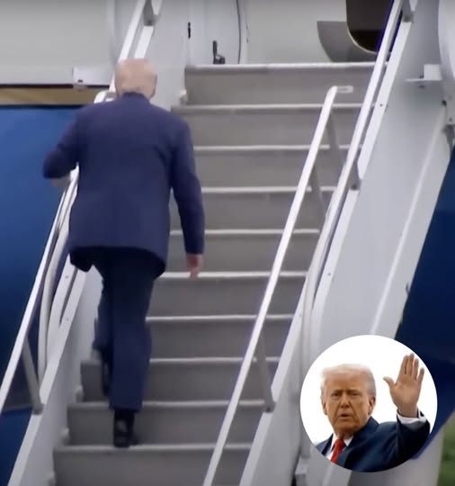 Video of Trump Boarding Air Force One Draws Online Attention