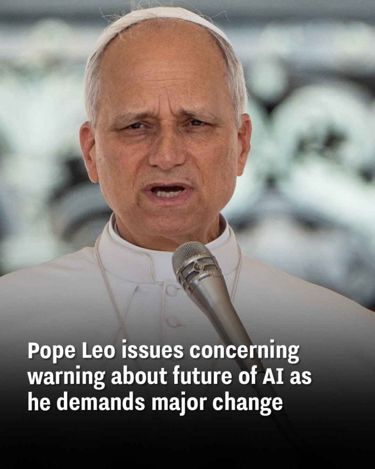 Pope Leo issues concerning warning about future of AI as he demands major change