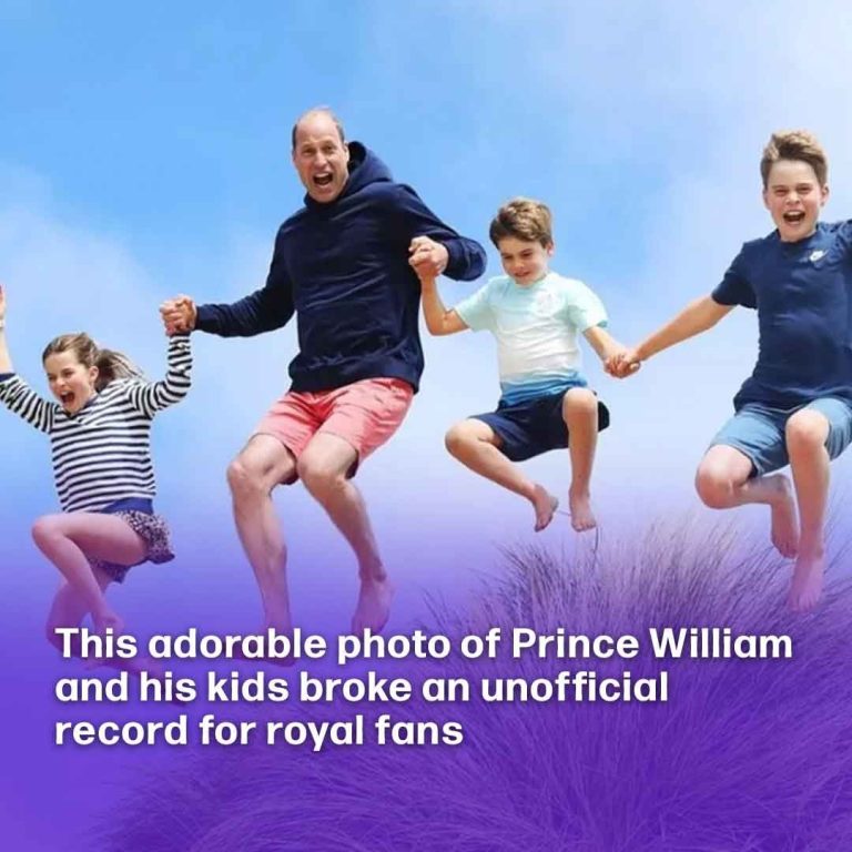 This adorable photo of Prince William and his kids broke an unofficial record for royal fans