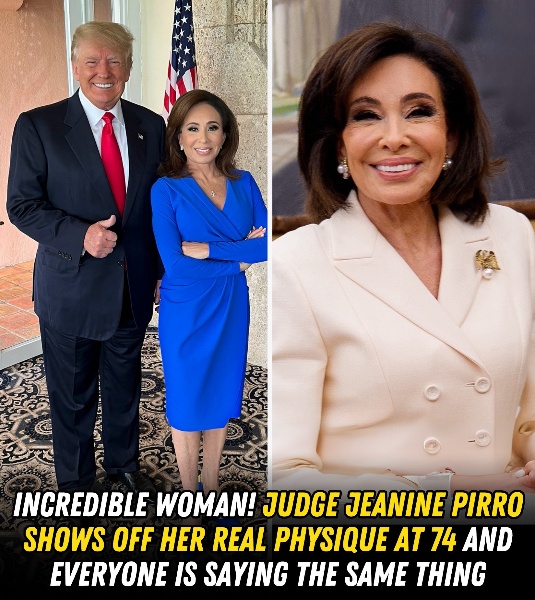 At 74, Judge Jeanine Pirro reveals her natural figure — and the internet has one unanimous reaction