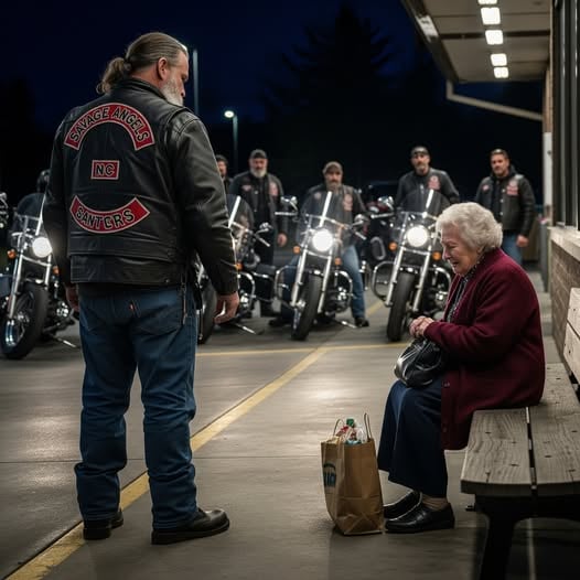 Her Own Son Abandoned Her on a Bench — But the Bikers Took Her Home