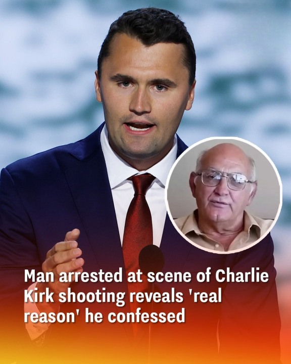 Man arrested at scene of Charlie Kirk