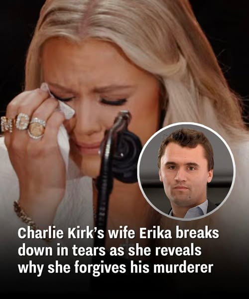 Erika Kirk Breaks Down While Explaining Why She Forgives Her Husband’s Killer