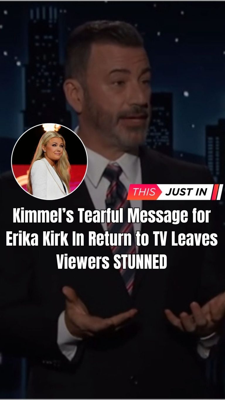 Kimmel Returns to Late-Night With Tearful Message For Erika Kirk
