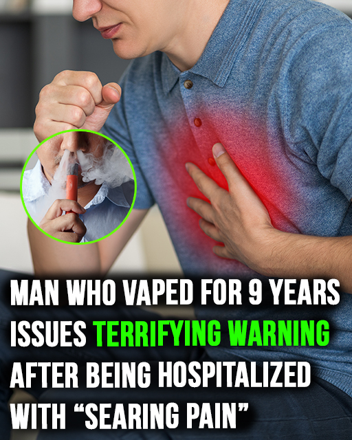 Man who vaped for 9 years issues terrifying