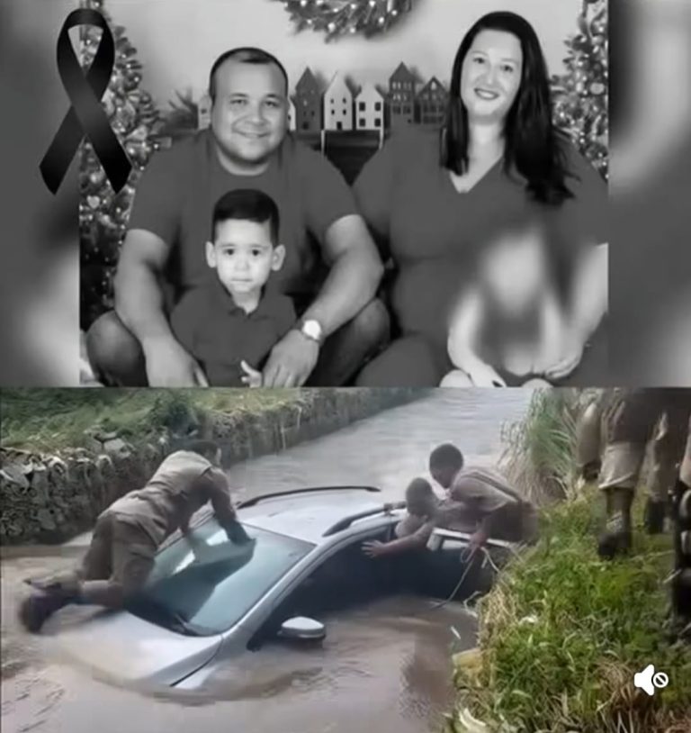 Family found in car in river they were with their m