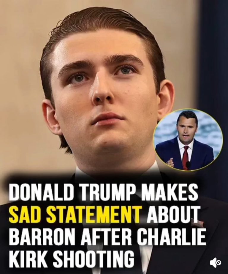Donald Trump reveals Barron Trump “very hurt” over Charlie Kirk’s death