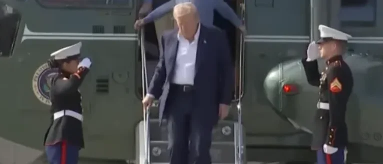 Air Force One Photo Turns Heads When Zoomed Out