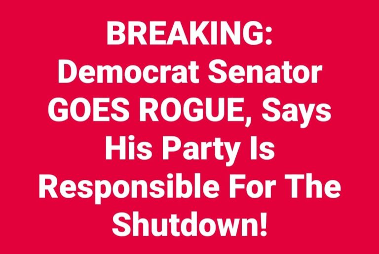 NEW: Democrat Senator Flips