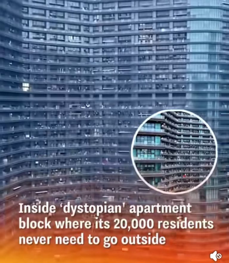 Life Inside the 20,000-Person Mega Apartment City