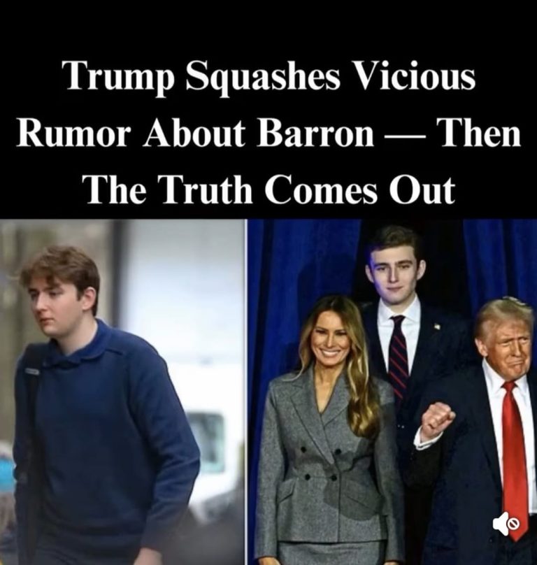 TRUMP SHUTS DOWN RUMORS ABOUT BARRON’S COLLEGE LIFE