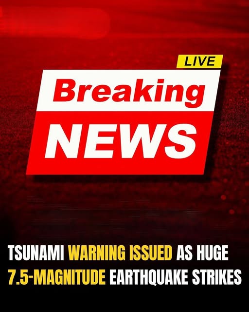 7.5 Quake Triggers Tsunami Alert