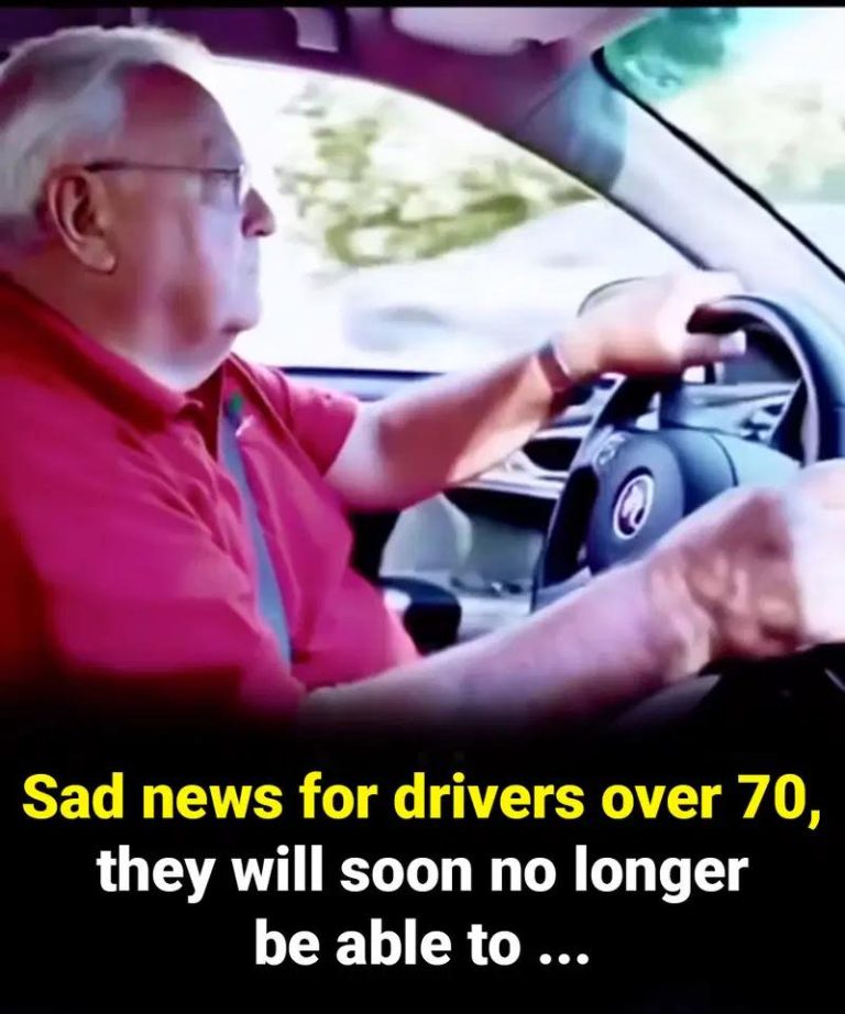 Sad news for drivers over 70: soon they will no longer be able to..