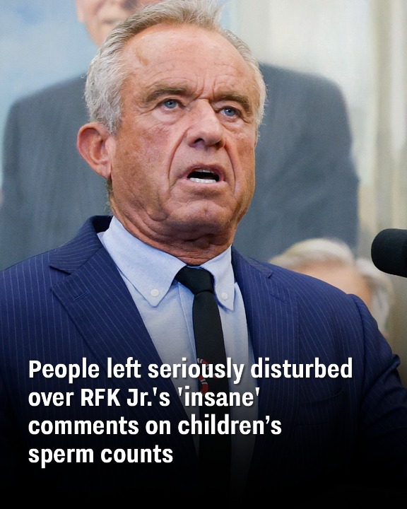 People left seriously disturbed over RFK Jr.’s ‘insane’ comments on children’s sperm counts