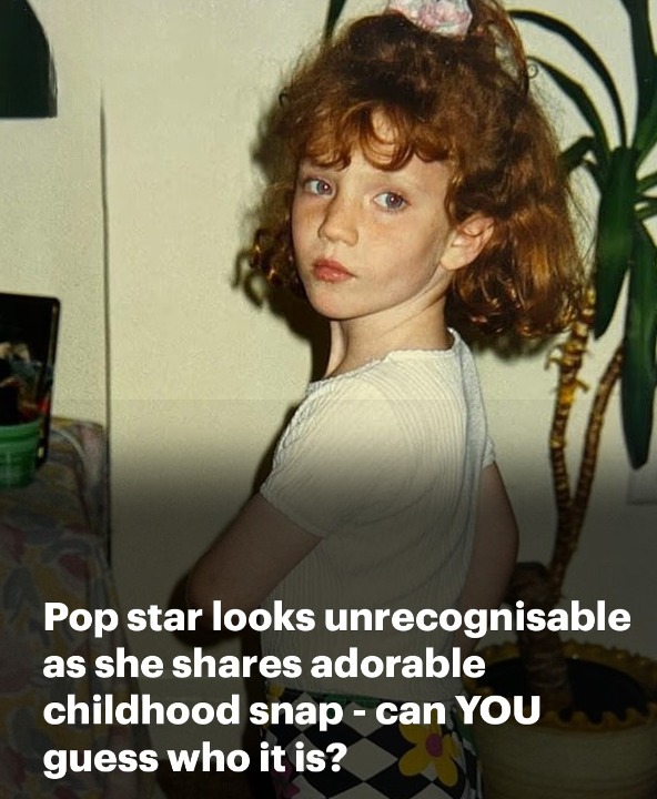 Pop star looks unrecognisable as she shares childhood snap on her birthday – but can you guess who she is?