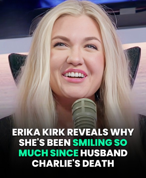 Erika Kirk Reveals Why She’s Been Smiling So Much Since Husband Charlie’s Death