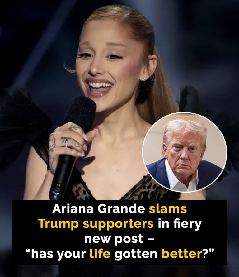 Ariana Grande slams Trump supporters with fiery post