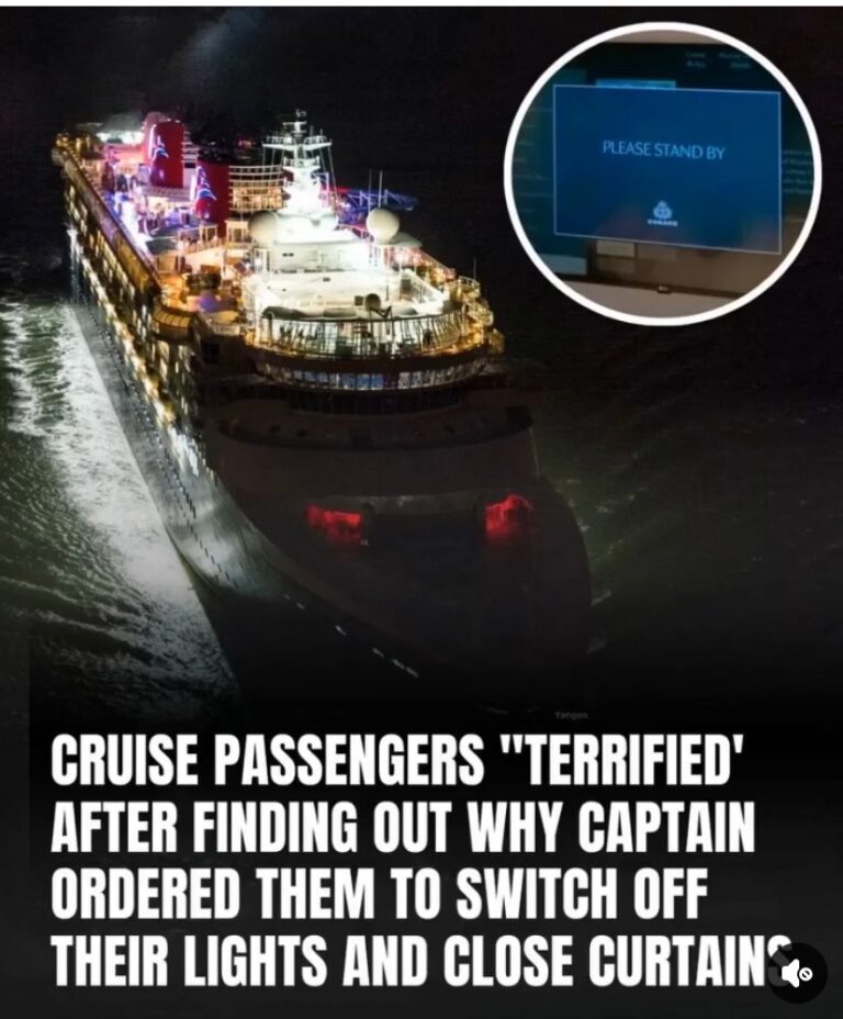 Why Cruise Passengers Were Told to Turn Off Lights