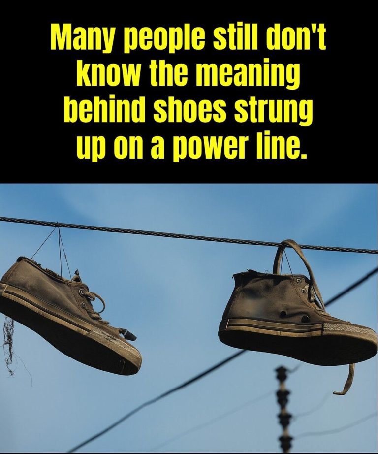 The Meaning Behind Shoes Strung Up On A Power Line