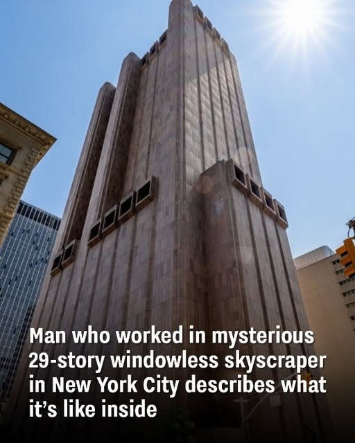 Man Reveals What It’s Like Inside Mysterious 29-Story Windowless Skyscraper in NYC