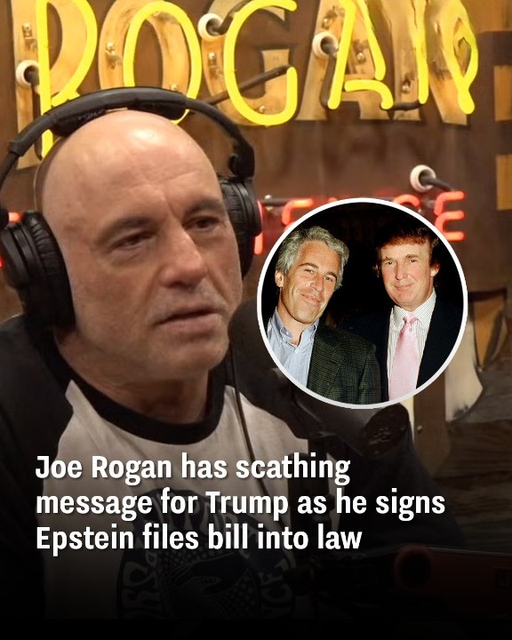 Joe Rogan has scathing message for Trump as he signs Epstein files bill into law