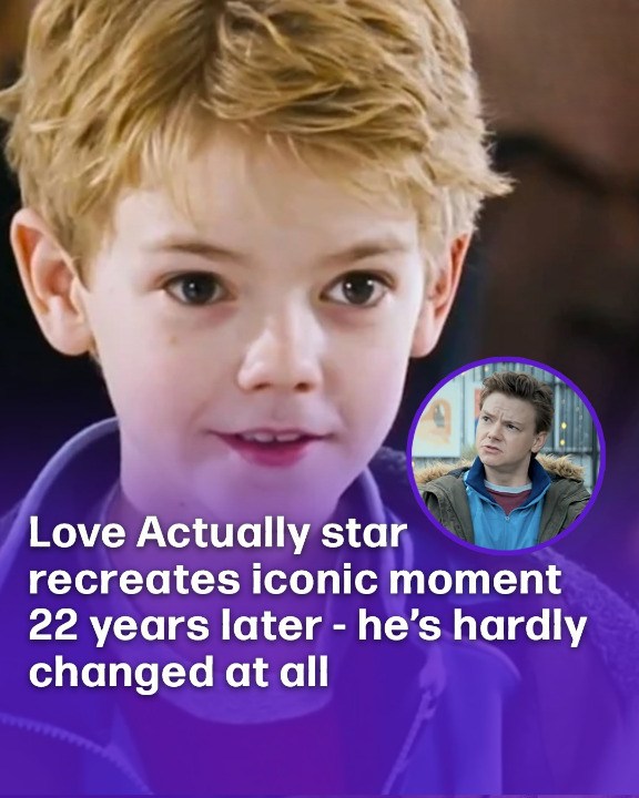 Love Actually star recreates iconic moment 22 years later – he’s hardly changed at all