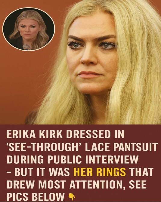 Why Erika Kirk’s Rings Stood Out During Her Interview with Megyn Kelly