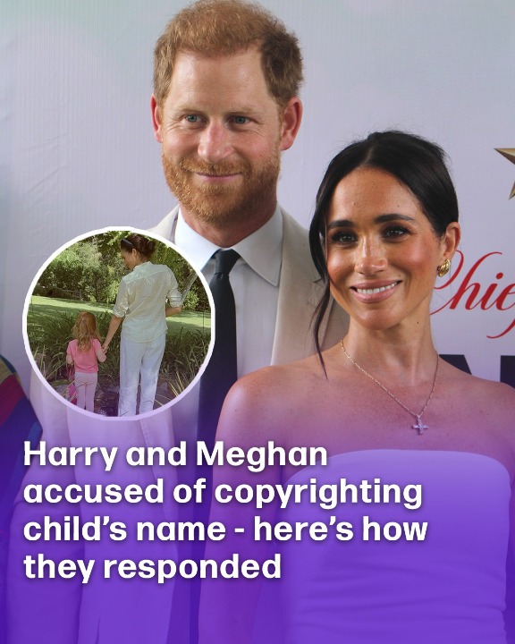 Harry and Meghan accused of copyrighting child’s name – here’s how they responded