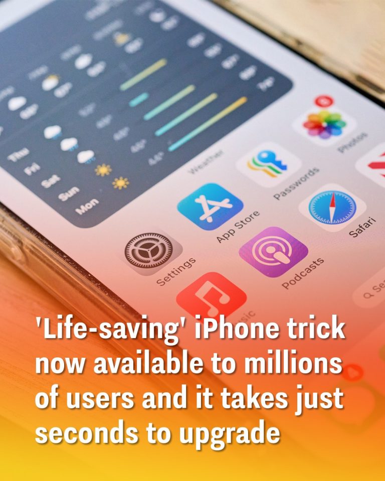 ‘Life-saving’ iPhone trick now available to millions of users and it takes just seconds to upgrade