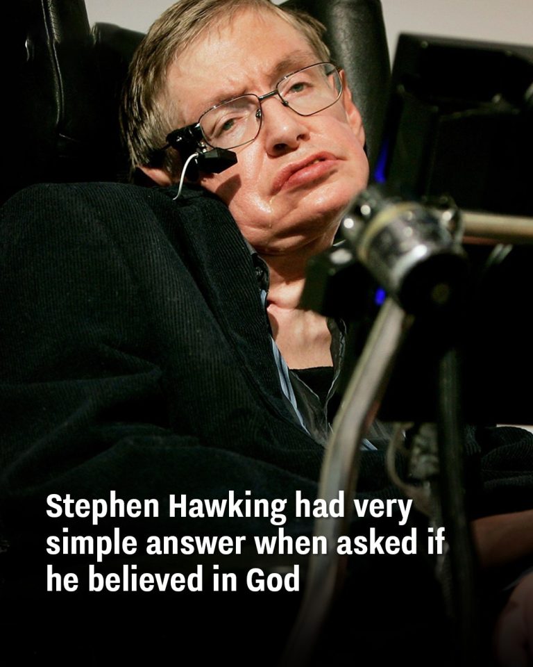 Stephen Hawking had very simple answer when asked if he believed in God