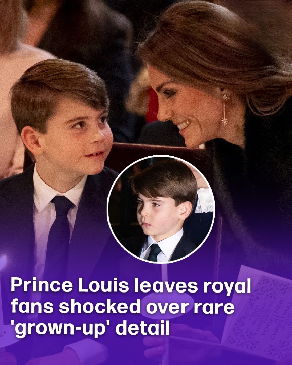 Prince Louis leaves royal fans shocked over rare ‘grown-up’ detail