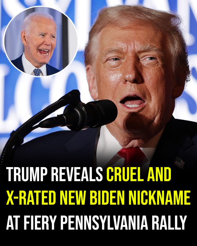 Trump reveals cruel and X-rated new Biden