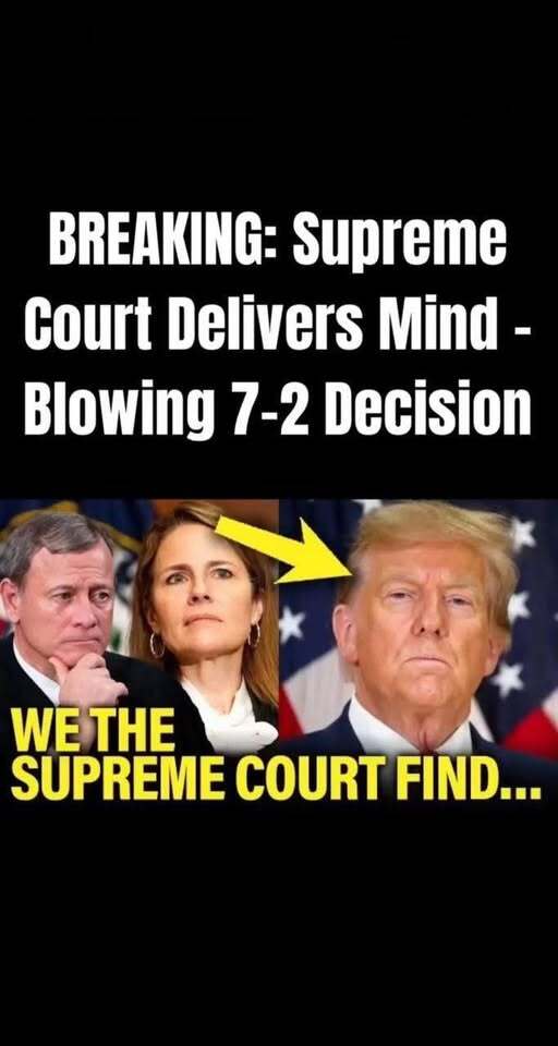 SUPREME COURT DROPS EARTH-SHAKING 7-2 DECISION